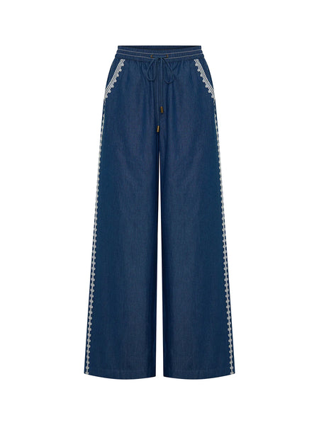 KIVARI - EMILE CHAMBRAY PANT - PERTH BOUTIQUE - AUSTRALIAN BOUTIQUE - WA BOUTIQUE - INTERNATIONAL SHIPPING - USA SHIPPING - PERTH STORES - PERTH STORE - AUSTRALIA - WA - WESTER AUSTRALIA - WOMENS FASHION - FASHION - CLOTHING - JEWELLERY - INSTORE - CLICK AND COLLECT - EXPRESS SHIPPING - LOCAL - WA STOCKIST - PERTH STOCKIST - AUSTRALIAN STOCKIST - STOCKIST