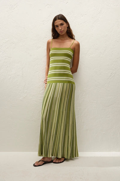 FAITHFULL THE BRAND - ESENIA KNIT DRESS - OMBRE STRIPE MACRO JUNIPER - PERTH BOUTIQUE - AUSTRALIAN BOUTIQUE - WA BOUTIQUE - INTERNATIONAL SHIPPING - USA SHIPPING - PERTH STORES - PERTH STORE - AUSTRALIA - WA - WESTER AUSTRALIA - WOMENS FASHION - FASHION - CLOTHING - WA STOCKIST - PERTH STOCKIST - AUSTRALIAN STOCKIST - STOCKIST