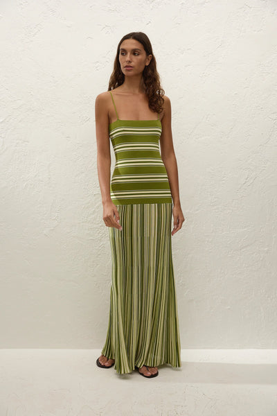 FAITHFULL THE BRAND - ESENIA KNIT DRESS - OMBRE STRIPE MACRO JUNIPER - PERTH BOUTIQUE - AUSTRALIAN BOUTIQUE - WA BOUTIQUE - INTERNATIONAL SHIPPING - USA SHIPPING - PERTH STORES - PERTH STORE - AUSTRALIA - WA - WESTER AUSTRALIA - WOMENS FASHION - FASHION - CLOTHING - WA STOCKIST - PERTH STOCKIST - AUSTRALIAN STOCKIST - STOCKIST