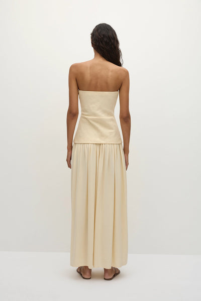 FAITHFULL THE BRAND - HEDY MAXI DRESS - BUTTER - PERTH BOUTIQUE - AUSTRALIAN BOUTIQUE - WA BOUTIQUE - INTERNATIONAL SHIPPING - USA SHIPPING - PERTH STORES - PERTH STORE - AUSTRALIA - WA - WESTER AUSTRALIA - WOMENS FASHION - FASHION - CLOTHING - WA STOCKIST - PERTH STOCKIST - AUSTRALIAN STOCKIST - STOCKIST