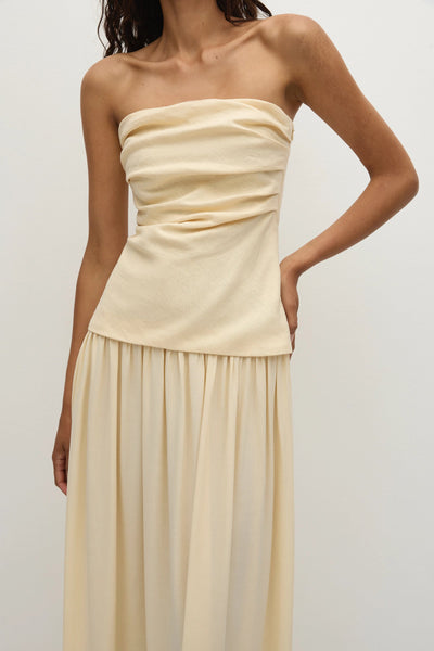 FAITHFULL THE BRAND - HEDY MAXI DRESS - BUTTER - PERTH BOUTIQUE - AUSTRALIAN BOUTIQUE - WA BOUTIQUE - INTERNATIONAL SHIPPING - USA SHIPPING - PERTH STORES - PERTH STORE - AUSTRALIA - WA - WESTER AUSTRALIA - WOMENS FASHION - FASHION - CLOTHING - WA STOCKIST - PERTH STOCKIST - AUSTRALIAN STOCKIST - STOCKIST