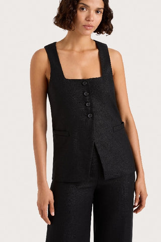 FAITHFULL THE BRAND - JACKIE VEST - BLACK - PERTH STOCKIST - AUSTRALIAN STOCKIST - WA STOCKIST - AUSTRALIA STOCKIST - AUS STOCKIST - PERTH BOUTIQUE - WA BOUTIQUE - AUS BOUTIQUE - AUSTRALIA BOUTIQUE 