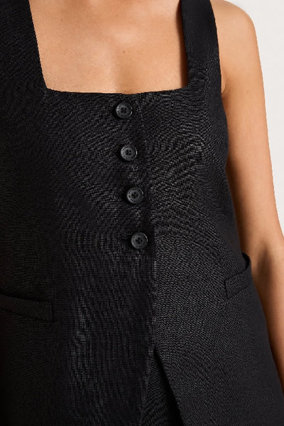 FAITHFULL THE BRAND - JACKIE VEST - BLACK - PERTH STOCKIST - AUSTRALIAN STOCKIST - WA STOCKIST - AUSTRALIA STOCKIST - AUS STOCKIST - PERTH BOUTIQUE - WA BOUTIQUE - AUS BOUTIQUE - AUSTRALIA BOUTIQUE 
