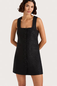 FAITHFULL THE BRAND - JAQUES MINI DRESS - BLACK - PERTH STOCKIST - AUSTRALIAN STOCKIST - WA STOCKIST - AUSTRALIA STOCKIST - AUS STOCKIST - PERTH BOUTIQUE - WA BOUTIQUE - AUS BOUTIQUE - AUSTRALIA BOUTIQUE