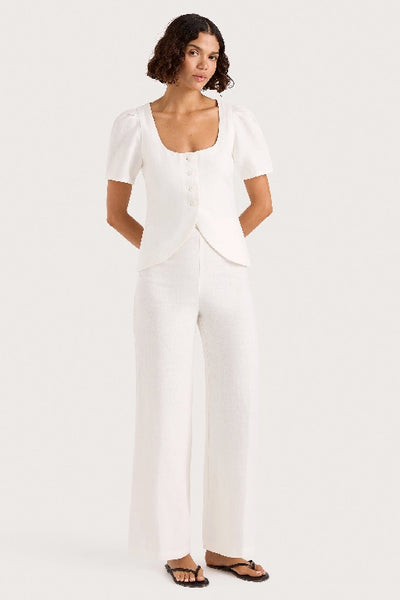 FAITHFULL THE BRAND - JEAN PANT - WHITE - PERTH STOCKIST - AUSTRALIAN STOCKIST - WA STOCKIST - AUSTRALIA STOCKIST - AUS STOCKIST - PERTH BOUTIQUE - WA BOUTIQUE - AUS BOUTIQUE - AUSTRALIA BOUTIQUE