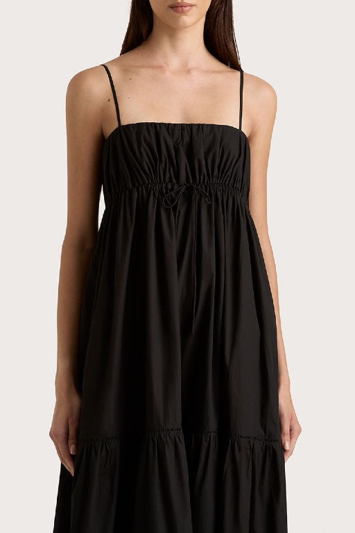 SHOP FAITHFULL THE BRAND - JOEN MIDI DRESS - BLACK  Chachi