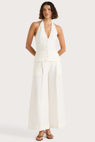 FAITHFULL THE BRAND - MARIE TOP - WHITE - PERTH STOCKIST - AUSTRALIAN STOCKIST - WA STOCKIST - AUSTRALIA STOCKIST - AUS STOCKIST - PERTH BOUTIQUE - WA BOUTIQUE - AUS BOUTIQUE - AUSTRALIA BOUTIQUE