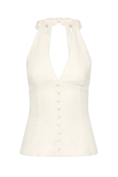 FAITHFULL THE BRAND - MARIE TOP - WHITE - PERTH STOCKIST - AUSTRALIAN STOCKIST - WA STOCKIST - AUSTRALIA STOCKIST - AUS STOCKIST - PERTH BOUTIQUE - WA BOUTIQUE - AUS BOUTIQUE - AUSTRALIA BOUTIQUE