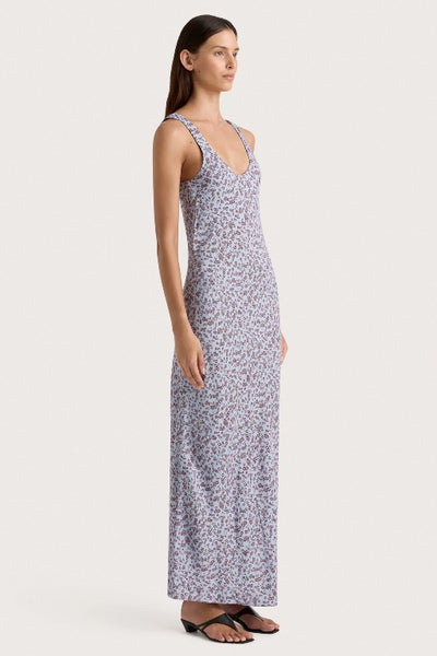 FAITHFULL THE BRAND - OLIVIA MAXI DRESS - AMARYLLIS FLORAL BLUE