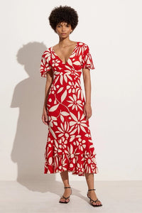 FAITHFULL THE BRAND - SAN ISIDRO MIDI DRESS - DE LA PAZ FLORAL