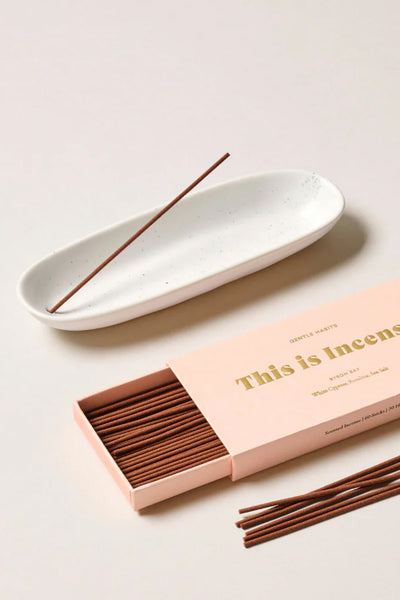 GENTLE HABITS - THE COLLECTOR CERAMIC INCENSE HOLDER - WHITE - PERTH BOUTIQUE - AUSTRALIAN BOUTIQUE - WA BOUTIQUE - INTERNATIONAL SHIPPING - USA SHIPPING - PERTH STORES - PERTH STORE - AUSTRALIA - WA - WESTER AUSTRALIA - WOMENS FASHION - FASHION - CLOTHING - WA STOCKIST - PERTH STOCKIST - AUSTRALIAN STOCKIST - STOCKIST