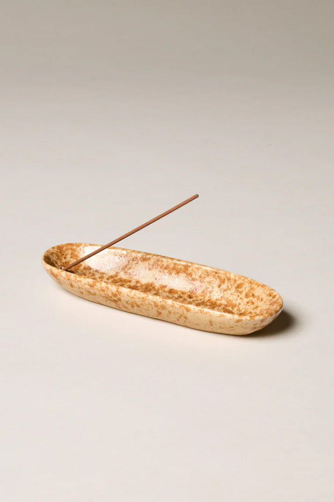 GENTLE HABITS - THE COLLECTOR CERAMIC INCENSE HOLDER - BROWN SPECKLE - PERTH BOUTIQUE - AUSTRALIAN BOUTIQUE - WA BOUTIQUE - INTERNATIONAL SHIPPING - USA SHIPPING - PERTH STORES - PERTH STORE - AUSTRALIA - WA - WESTER AUSTRALIA - WOMENS FASHION - FASHION - CLOTHING - WA STOCKIST - PERTH STOCKIST - AUSTRALIAN STOCKIST - STOCKIST