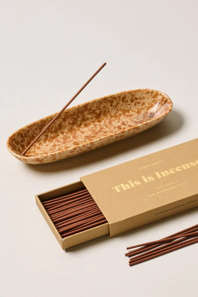 GENTLE HABITS - THE COLLECTOR CERAMIC INCENSE HOLDER - BROWN SPECKLE - PERTH BOUTIQUE - AUSTRALIAN BOUTIQUE - WA BOUTIQUE - INTERNATIONAL SHIPPING - USA SHIPPING - PERTH STORES - PERTH STORE - AUSTRALIA - WA - WESTER AUSTRALIA - WOMENS FASHION - FASHION - CLOTHING - WA STOCKIST - PERTH STOCKIST - AUSTRALIAN STOCKIST - STOCKIST