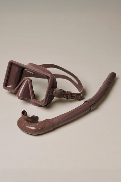 GENTLE HABITS - THIS IS SWIM - BARBADOS DIVE MASK AND SNORKEL SET - CHOCOLATE - PERTH BOUTIQUE - AUSTRALIAN BOUTIQUE - WA BOUTIQUE - INTERNATIONAL SHIPPING - USA SHIPPING - PERTH STORES - PERTH STORE - AUSTRALIA - WA - WESTER AUSTRALIA - WOMENS FASHION - FASHION - CLOTHING - WA STOCKIST - PERTH STOCKIST - AUSTRALIAN STOCKIST - STOCKIST