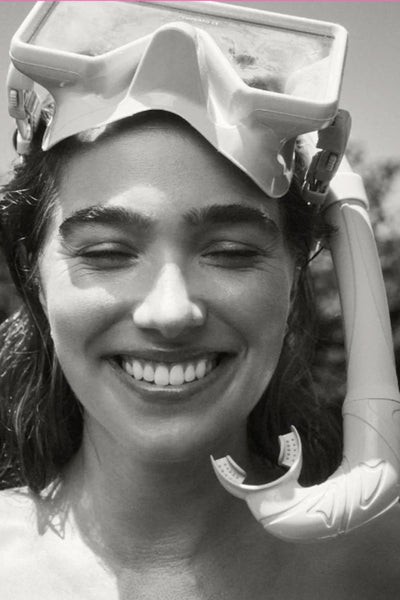 GENTLE HABITS - THIS IS SWIM - BARBADOS DIVE MASK AND SNORKEL SET - WHITE - PERTH BOUTIQUE - AUSTRALIAN BOUTIQUE - WA BOUTIQUE - INTERNATIONAL SHIPPING - USA SHIPPING - PERTH STORES - PERTH STORE - AUSTRALIA - WA - WESTER AUSTRALIA - WOMENS FASHION - FASHION - CLOTHING - WA STOCKIST - PERTH STOCKIST - AUSTRALIAN STOCKIST - STOCKIST