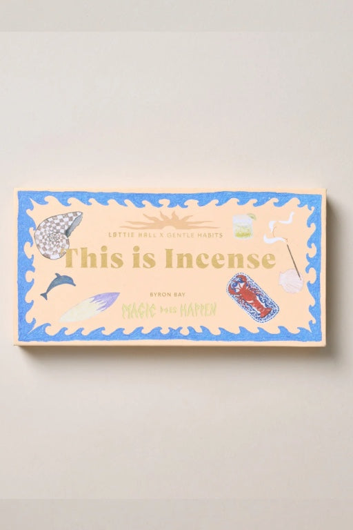 GENTLE HABITS THIS IS INCENSE - LOTTIE HALL - BYRON BAY - MAGIC DOES HAPPEN - LIMITED EDITION - PERTH STOCKIST - AUSTRALIAN STOCKIST - WA STOCKIST - AUSTRALIA STOCKIST - AUS STOCKIST - PERTH BOUTIQUE - WA BOUTIQUE - AUS BOUTIQUE - AUSTRALIA BOUTIQUE 