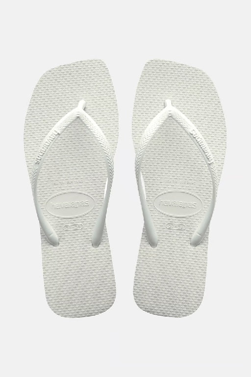 HAVAIANAS - SLIM SQUARE TOE THONG - WHITE - PERTH STOCKIST - AUSTRALIAN STOCKIST - WA STOCKIST - AUSTRALIA STOCKIST - AUS STOCKIST - PERTH BOUTIQUE - WA BOUTIQUE - AUS BOUTIQUE - AUSTRALIA BOUTIQUE 