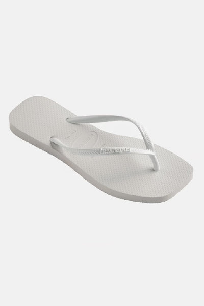 HAVAIANAS - SLIM SQUARE TOE THONG - WHITE - PERTH STOCKIST - AUSTRALIAN STOCKIST - WA STOCKIST - AUSTRALIA STOCKIST - AUS STOCKIST - PERTH BOUTIQUE - WA BOUTIQUE - AUS BOUTIQUE - AUSTRALIA BOUTIQUE 