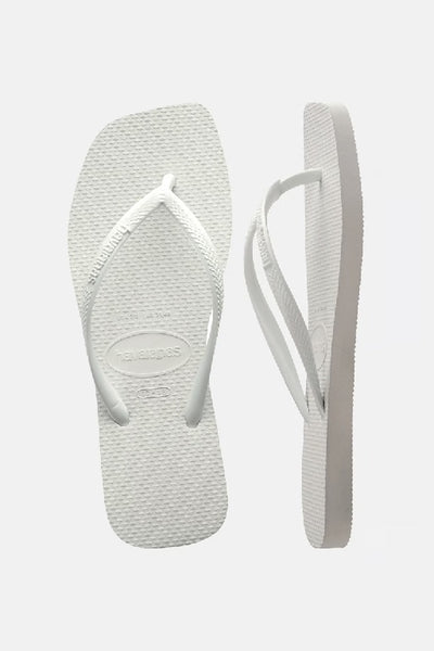 HAVAIANAS - SLIM SQUARE TOE THONG - WHITE - PERTH STOCKIST - AUSTRALIAN STOCKIST - WA STOCKIST - AUSTRALIA STOCKIST - AUS STOCKIST - PERTH BOUTIQUE - WA BOUTIQUE - AUS BOUTIQUE - AUSTRALIA BOUTIQUE 