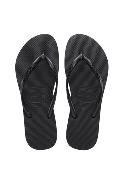 HAVAIANAS - SLIM THONGS - BLACK