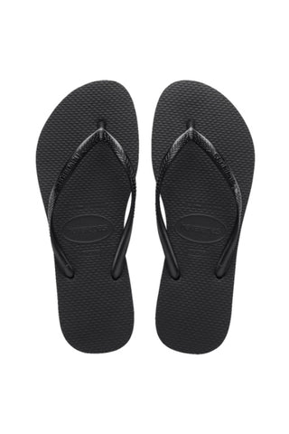 HAVAIANAS - SLIM THONGS - BLACK