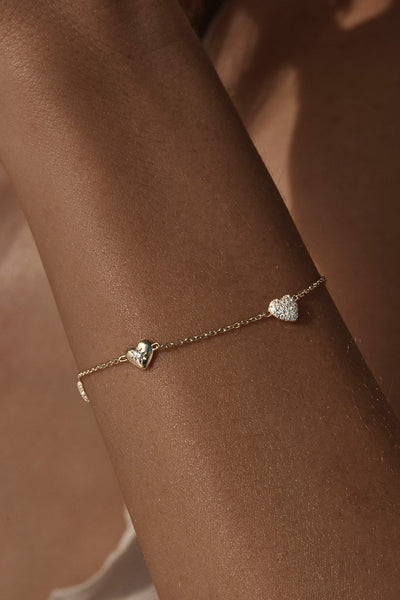 BY CHARLOTTE - YOU HAVE MY HEART CHARM BRACELET