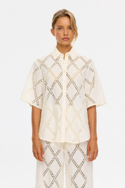 SHOP KIVARI IZZY SHIRT IN CREAM ONLINE