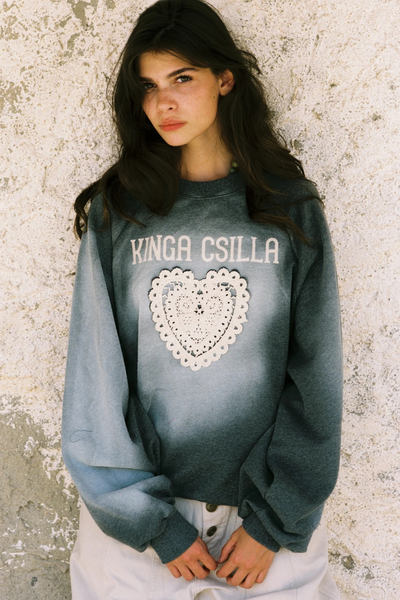 SHOP KINGA CSILLA DAY HEARTS MED JUMPER ONLINE
