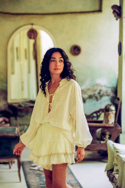 KINGA CSILLA - KAYA ANGLAISE FAE FRILL SKORT - PERTH BOUTIQUE - AUSTRALIAN BOUTIQUE - WA BOUTIQUE - INTERNATIONAL SHIPPING - USA SHIPPING - PERTH STORES - PERTH STORE - AUSTRALIA - WA - WESTER AUSTRALIA - WOMENS FASHION - FASHION - CLOTHING - WA STOCKIST - PERTH STOCKIST - AUSTRALIAN STOCKIST - STOCKIST