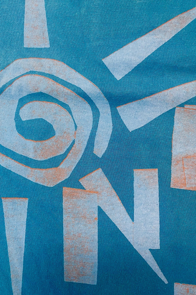 KINGA CSILLA - PAPER SUN ROSES TEE - BLUE