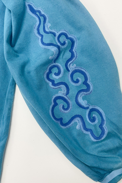 KINGA CSILLA - PAPER SUN ROSES TEE - BLUE