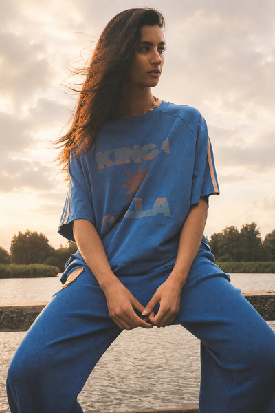 SHOP KINGA CSILLA BLUE SUNSET TEE ONLINE
