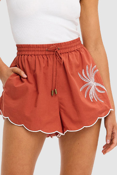 KIVARI - AMAYA SHORT - RUST