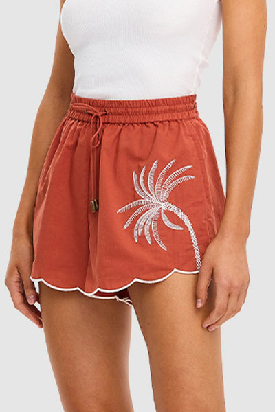 KIVARI - AMAYA SHORT - RUST