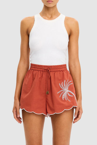 KIVARI - AMAYA SHORT - RUST