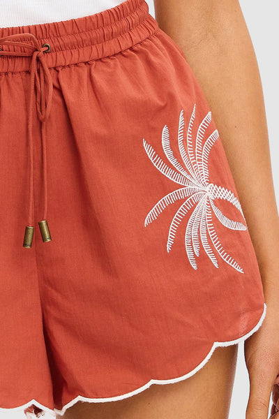 KIVARI - AMAYA SHORT - RUST