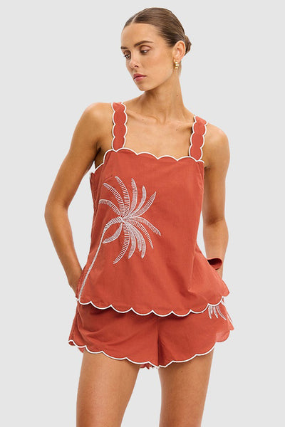 KIVARI - AMAYA TOP - RUST - PERTH BOUTIQUE - AUSTRALIAN BOUTIQUE - WA BOUTIQUE - INTERNATIONAL SHIPPING - USA SHIPPING - PERTH STORES - PERTH STORE - AUSTRALIA - WA - WESTER AUSTRALIA - WOMENS FASHION - FASHION - CLOTHING - WA STOCKIST - PERTH STOCKIST - AUSTRALIAN STOCKIST - STOCKIST