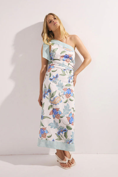 KIVARI -  AZURE MIDI DRESS - PERTH BOUTIQUE - AUSTRALIAN BOUTIQUE - WA BOUTIQUE - INTERNATIONAL SHIPPING - USA SHIPPING - PERTH STORES - PERTH STORE - AUSTRALIA - WA - WESTER AUSTRALIA - WOMENS FASHION - FASHION - CLOTHING - WA STOCKIST - PERTH STOCKIST - AUSTRALIAN STOCKIST - STOCKIST