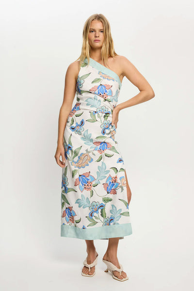 KIVARI -  AZURE MIDI DRESS - PERTH BOUTIQUE - AUSTRALIAN BOUTIQUE - WA BOUTIQUE - INTERNATIONAL SHIPPING - USA SHIPPING - PERTH STORES - PERTH STORE - AUSTRALIA - WA - WESTER AUSTRALIA - WOMENS FASHION - FASHION - CLOTHING - WA STOCKIST - PERTH STOCKIST - AUSTRALIAN STOCKIST - STOCKIST