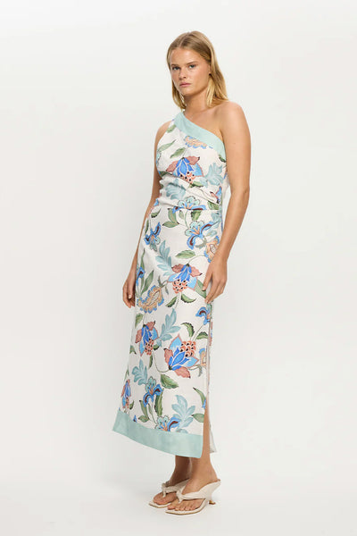 KIVARI -  AZURE MIDI DRESS - PERTH BOUTIQUE - AUSTRALIAN BOUTIQUE - WA BOUTIQUE - INTERNATIONAL SHIPPING - USA SHIPPING - PERTH STORES - PERTH STORE - AUSTRALIA - WA - WESTER AUSTRALIA - WOMENS FASHION - FASHION - CLOTHING - WA STOCKIST - PERTH STOCKIST - AUSTRALIAN STOCKIST - STOCKIST