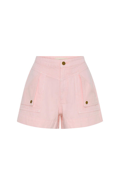 KIVARI - CELENE DENIM SHORT - PINK - PERTH BOUTIQUE - AUSTRALIAN BOUTIQUE - WA BOUTIQUE - INTERNATIONAL SHIPPING - USA SHIPPING - PERTH STORES - PERTH STORE - AUSTRALIA - WA - WESTER AUSTRALIA - WOMENS FASHION - FASHION - CLOTHING - WA STOCKIST - PERTH STOCKIST - AUSTRALIAN STOCKIST - STOCKIST
