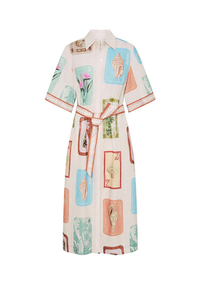 KIVARI -  COASTLINE SHIRT MIDI DRESS - PERTH BOUTIQUE - AUSTRALIAN BOUTIQUE - WA BOUTIQUE - INTERNATIONAL SHIPPING - USA SHIPPING - PERTH STORES - PERTH STORE - AUSTRALIA - WA - WESTER AUSTRALIA - WOMENS FASHION - FASHION - CLOTHING - WA STOCKIST - PERTH STOCKIST - AUSTRALIAN STOCKIST - STOCKIST