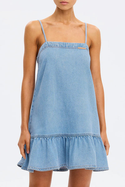 KIVARI - KIVARI - EMILIE DENIM STRAPPY MINI DRESS - COAST BLUE - PERTH BOUTIQUE - AUSTRALIAN BOUTIQUE - WA BOUTIQUE - INTERNATIONAL SHIPPING - USA SHIPPING - PERTH STORES - PERTH STORE - AUSTRALIA - WA - WESTER AUSTRALIA - WOMENS FASHION - FASHION - CLOTHING - WA STOCKIST - PERTH STOCKIST - AUSTRALIAN STOCKIST - STOCKIST
