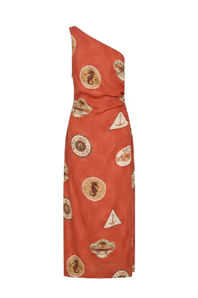 KIVARI - VACANZA MIDI DRESS - RED - PERTH BOUTIQUE - AUSTRALIAN BOUTIQUE - WA BOUTIQUE - INTERNATIONAL SHIPPING - USA SHIPPING - PERTH STORES - PERTH STORE - AUSTRALIA - WA - WESTER AUSTRALIA - WOMENS FASHION - FASHION - CLOTHING - WA STOCKIST - PERTH STOCKIST - AUSTRALIAN STOCKIST - STOCKIST