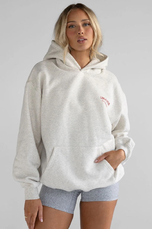 LEELO ACTIVE - CHILLI PILATES COLLECTION HOODIE - OATMEAL - PERTH BOUTIQUE - AUSTRALIAN BOUTIQUE - WA BOUTIQUE - INTERNATIONAL SHIPPING - USA SHIPPING - PERTH STORES - PERTH STORE - AUSTRALIA - WA - WESTER AUSTRALIA - WOMENS FASHION - FASHION - CLOTHING - WA STOCKIST - PERTH STOCKIST - AUSTRALIAN STOCKIST - STOCKIST