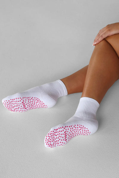 LEELO ACTIVE - GRIP SOCKS - THE DESIGN COLLECTION - PINK