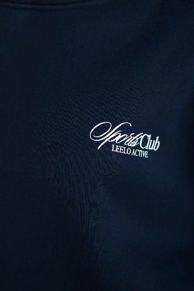 LEELO ACTIVE - SPORTS CLUB HOODIE - NAVY - PERTH BOUTIQUE - AUSTRALIAN BOUTIQUE - WA BOUTIQUE - INTERNATIONAL SHIPPING - USA SHIPPING - PERTH STORES - PERTH STORE - AUSTRALIA - WA - WESTER AUSTRALIA - WOMENS FASHION - FASHION - CLOTHING - WA STOCKIST - PERTH STOCKIST - AUSTRALIAN STOCKIST - STOCKIST