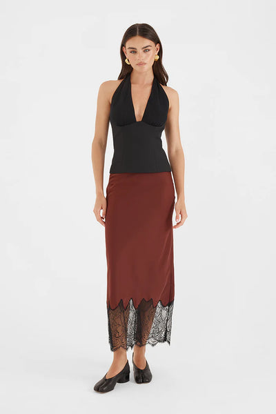 MADISON THE LABEL - LUELLA MAXI SKIRT - MERLOT - PERTH BOUTIQUE - AUSTRALIAN BOUTIQUE - WA BOUTIQUE - INTERNATIONAL SHIPPING - USA SHIPPING - PERTH STORES - PERTH STORE - AUSTRALIA - WA - WESTER AUSTRALIA - WOMENS FASHION - FASHION - CLOTHING - JEWELLERY - INSTORE - CLICK AND COLLECT - EXPRESS SHIPPING - LOCAL - WA STOCKIST - PERTH STOCKIST - AUSTRALIAN STOCKIST - STOCKIST
