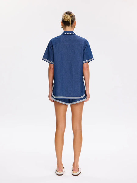 KIVARI - EMILE CHAMBRAY SHIRT - PERTH BOUTIQUE - AUSTRALIAN BOUTIQUE - WA BOUTIQUE - INTERNATIONAL SHIPPING - USA SHIPPING - PERTH STORES - PERTH STORE - AUSTRALIA - WA - WESTER AUSTRALIA - WOMENS FASHION - FASHION - CLOTHING - JEWELLERY - INSTORE - CLICK AND COLLECT - EXPRESS SHIPPING - LOCAL - WA STOCKIST - PERTH STOCKIST - AUSTRALIAN STOCKIST - STOCKIST