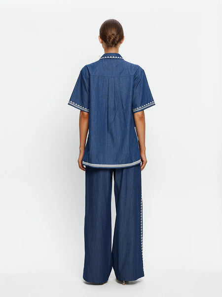 KIVARI - EMILE CHAMBRAY PANT - PERTH BOUTIQUE - AUSTRALIAN BOUTIQUE - WA BOUTIQUE - INTERNATIONAL SHIPPING - USA SHIPPING - PERTH STORES - PERTH STORE - AUSTRALIA - WA - WESTER AUSTRALIA - WOMENS FASHION - FASHION - CLOTHING - JEWELLERY - INSTORE - CLICK AND COLLECT - EXPRESS SHIPPING - LOCAL - WA STOCKIST - PERTH STOCKIST - AUSTRALIAN STOCKIST - STOCKIST